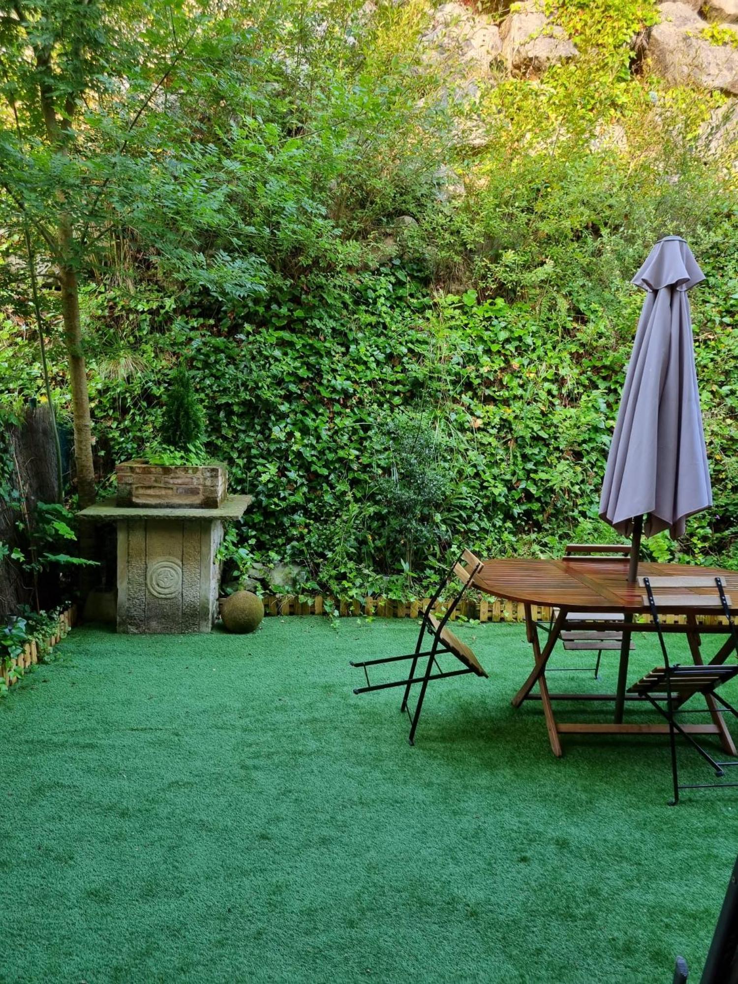Casa De Claudia Comillas- Jardin Privado - A 10 Metros Del Capricho De Gaudi 外观 照片